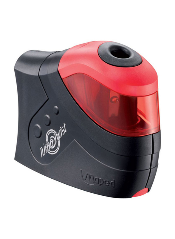 

Maped Turbo Twist Electric Sharpener, Black/Red
