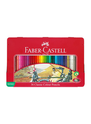 Faber-Castell 36-Piece Color Pencil Set, 164073, Multicolour