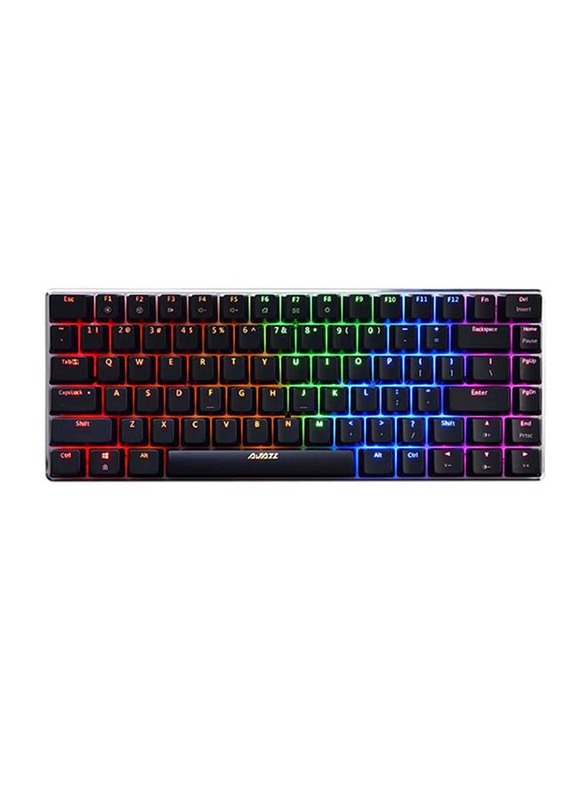 

Ajazz AK33 82 Keys Geek Wired Mechanical Gaming English Keyboard, Black
