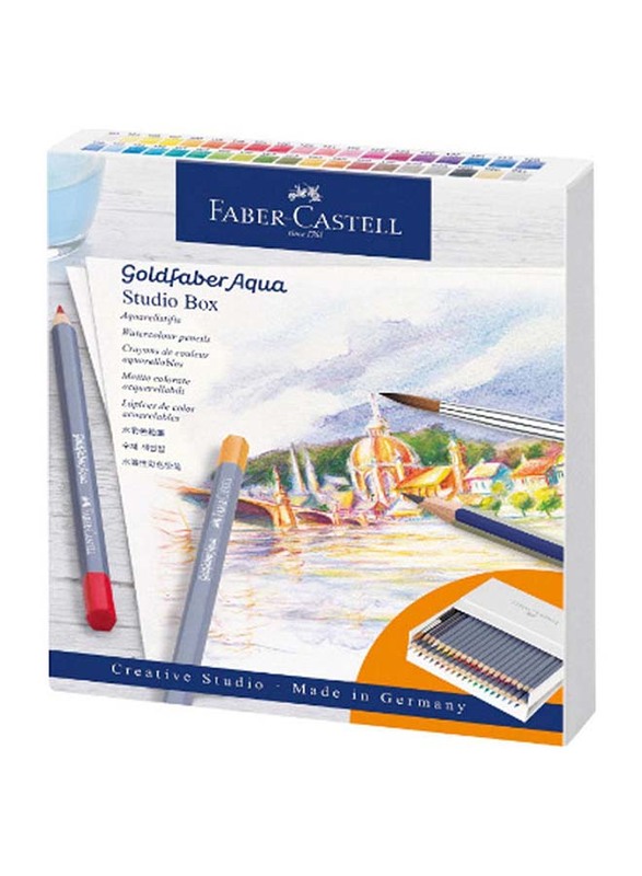 

Faber-Castell 38-Piece Goldfaber Aqua Studio Box Set, Multicolour