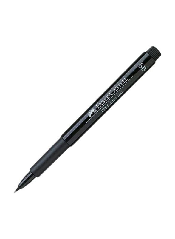 

Faber-Castell Soft Brush Pitt Artist Pen, AI99, Black