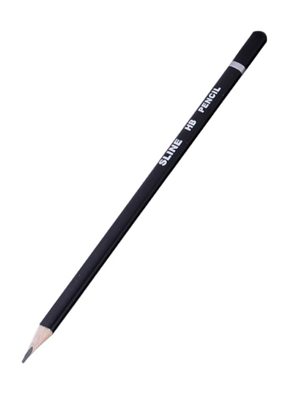 

Generic 12-Piece HB-2 Pencil with Eraser, Black