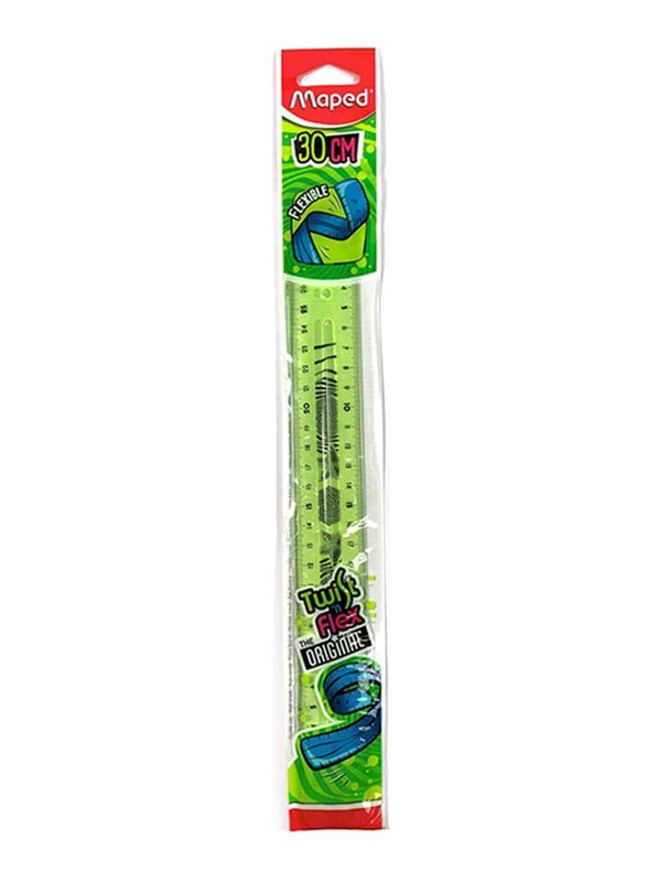 

Maped Twist N Flex Ruler, Green