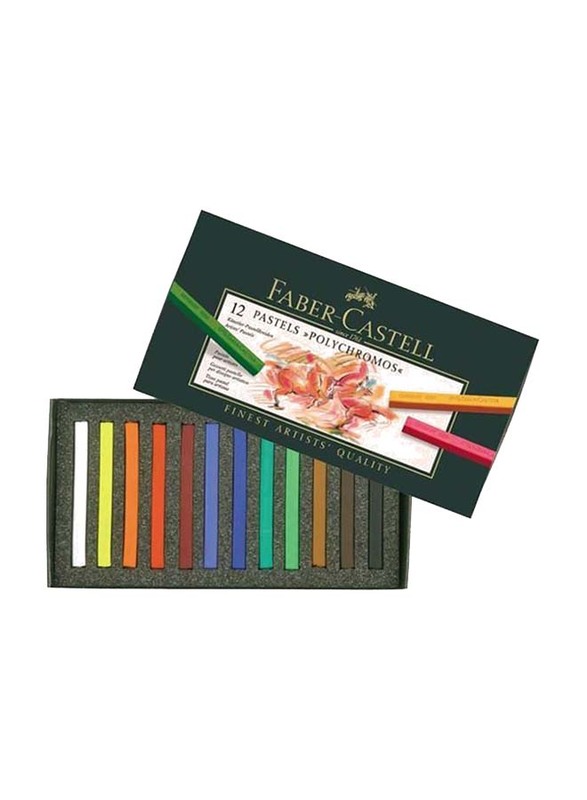 

Faber-Castell Polychromos Soft Colour Pencil Set, 12 Pieces, Multicolour