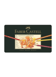 Faber-Castell 36-Piece Polychromos Color Pencil Set, FB-110036, Multicolour