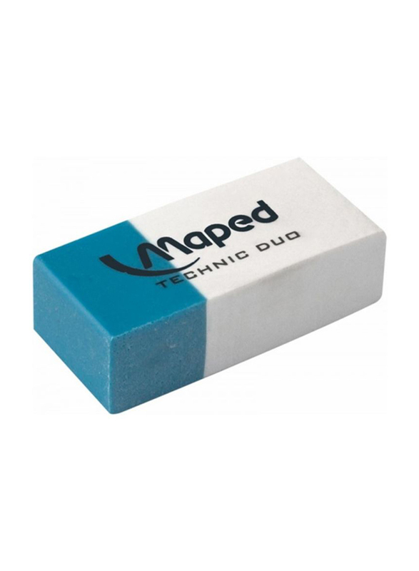 

Maped Technic Duo Eraser, White/Blue