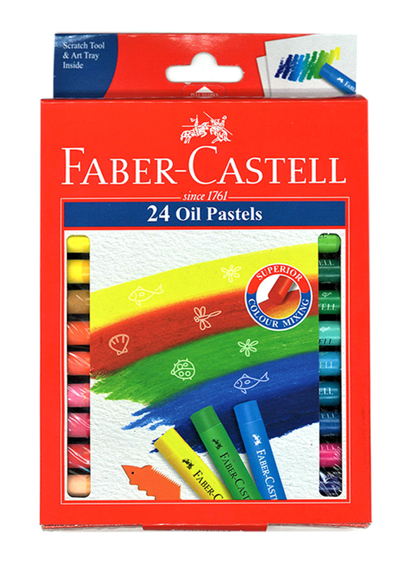 

Faber-Castell Oil Pastels Set, 24-Piece, Multicolour