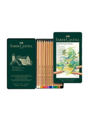 Faber-Castell 12-Piece Pitt Pastel Color Pencil Set, Multicolour