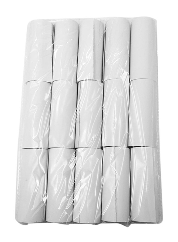 

Generic Thermal Paper Roll Set, 80 x 30mm, 15 Pieces, White
