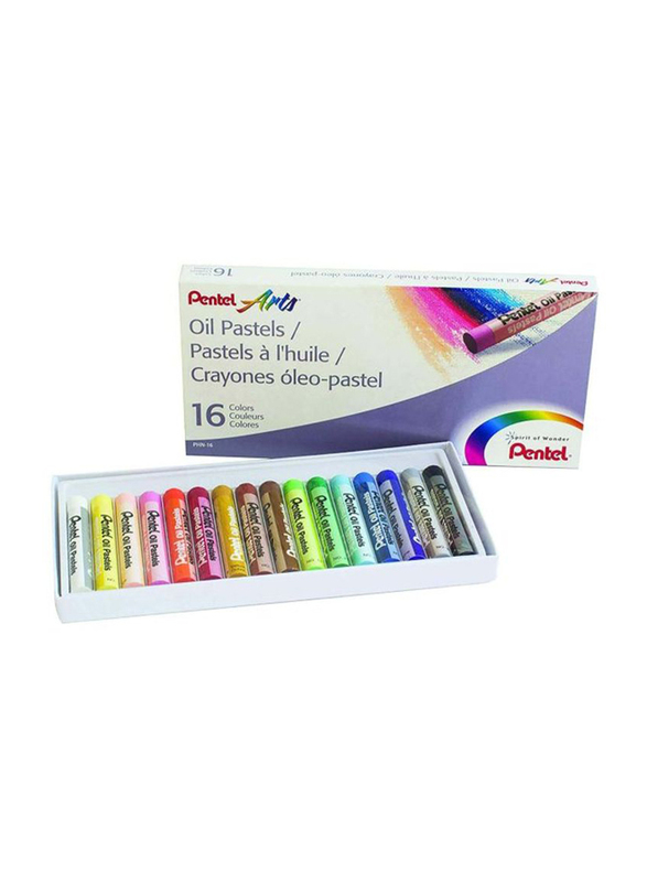

Pentel Oil Pastel Set, 16 Piece, Multicolour