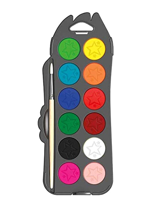 

Maped Color Peps Watercolour Paint Palette with Brush, Multicolour