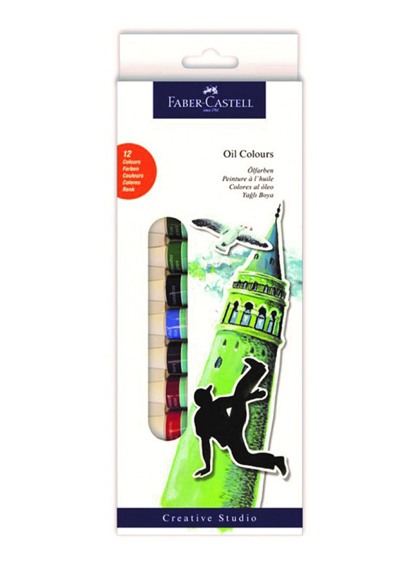 

Faber-Castell Oil Colour Set, 12-Piece, Multicolour