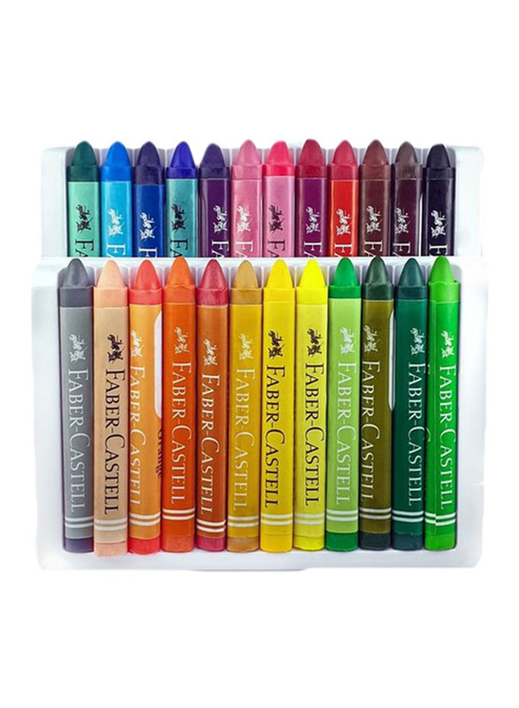 

Faber-Castell Wax Colour Crayon Set, 24-Piece, Multicolour