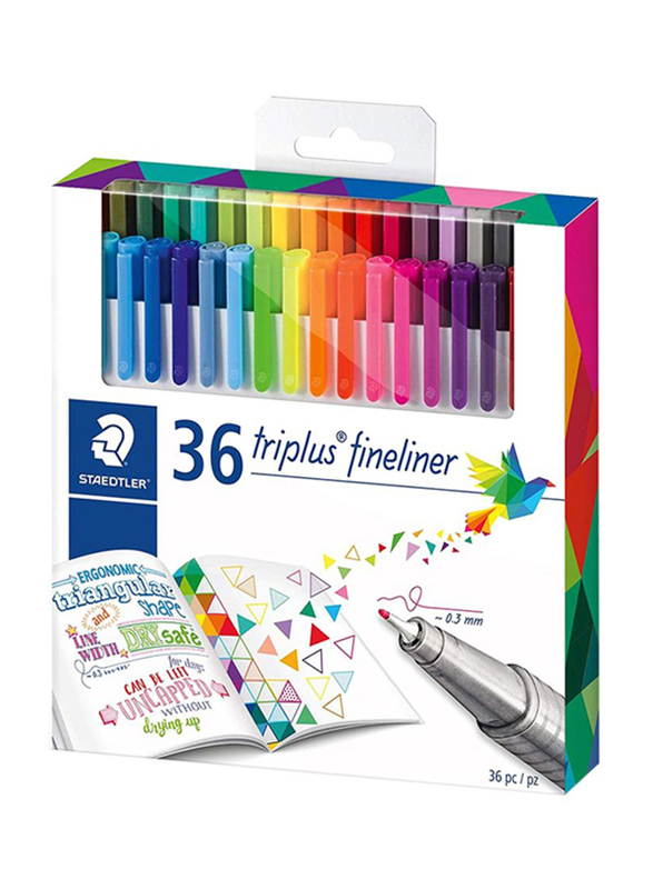 

Staedtler StaEDT Perfumeler Triplus Fineliner Pen Set, 36 Pieces, Multicolour