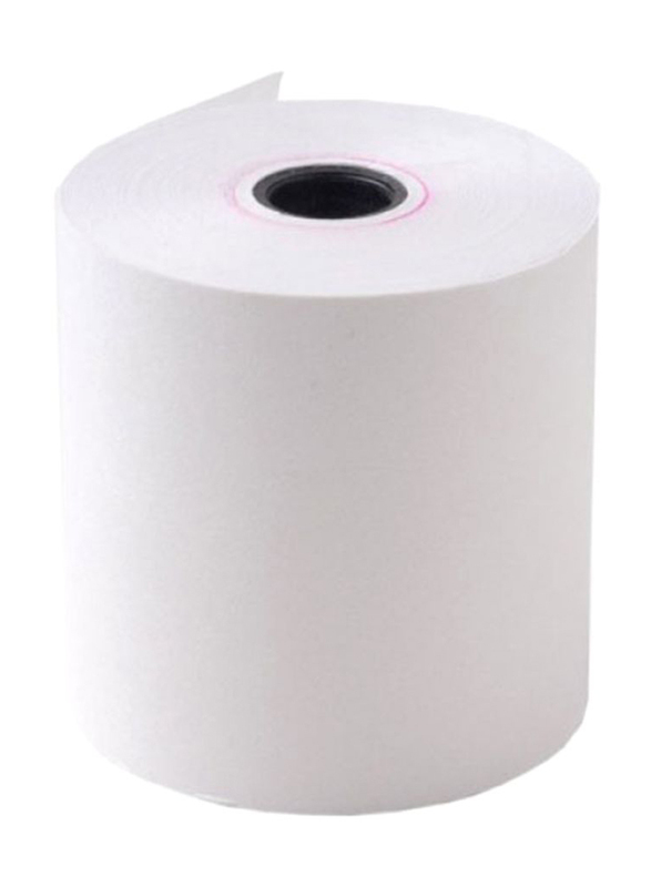 

Receipt Printer Roll, 80 x 0.5mm x 80m, White