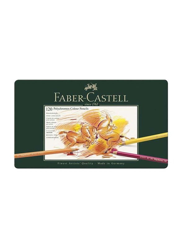 

Faber-Castell Polychromos Artists Colour Pencil Set, 120 Pieces, Multicolour