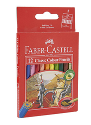 Faber-Castell 12-Piece Classic Color Pencil Set, 115851, Multicolour