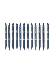 Pilot 12-Piece Frixion Erasable Rollerball Pen Set, Jwd-plt-015, Blue