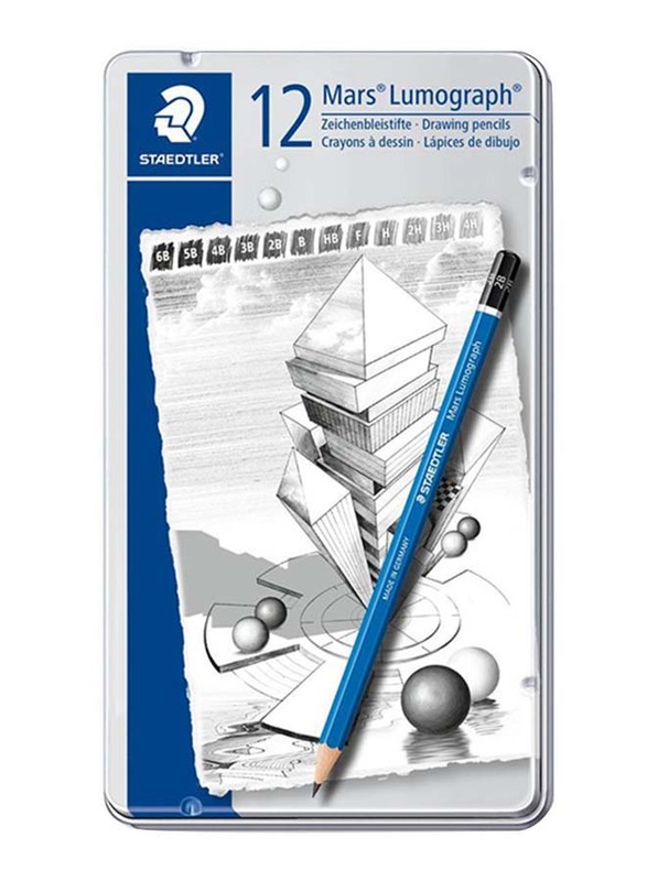 

Staedtler StaEDT Perfumeler 12-Piece Norica Pencil Set, Blue/Black