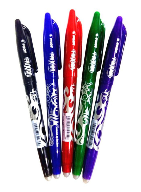 

Pilot 5-Piece FriXion Clicker Erasable Ballpoint Pen Set, Multicolour