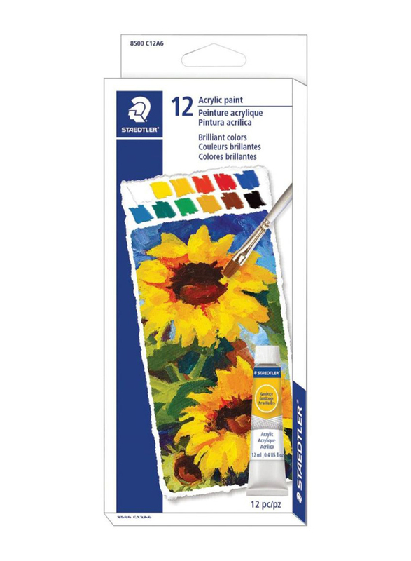 

Staedtler StaEDT Perfumeler Acrylic Colour Set, 12 x 12ml, Multicolour