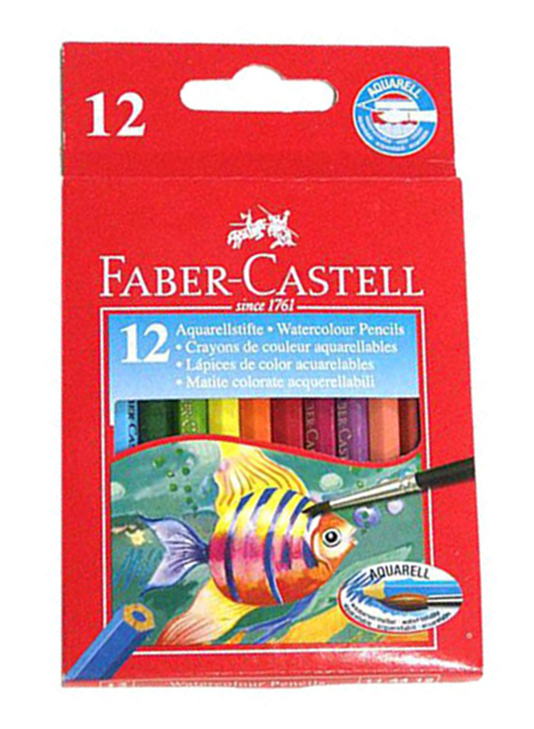 

Faber-Castell Watercolour Pencil Set, 12-Piece, Red/Green/Pink