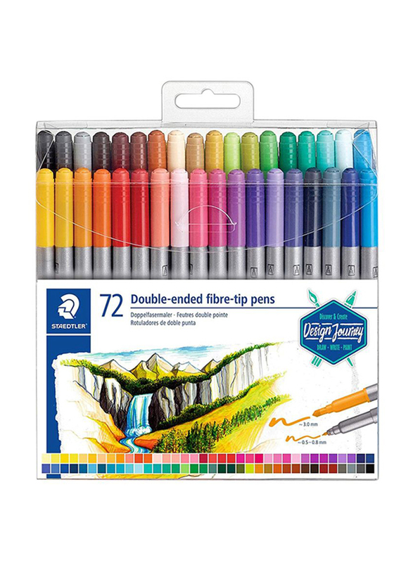 

Staedtler StaEDT Perfumeler 72-Piece Double-End Fibre-Tip Pen Set, Multicolour