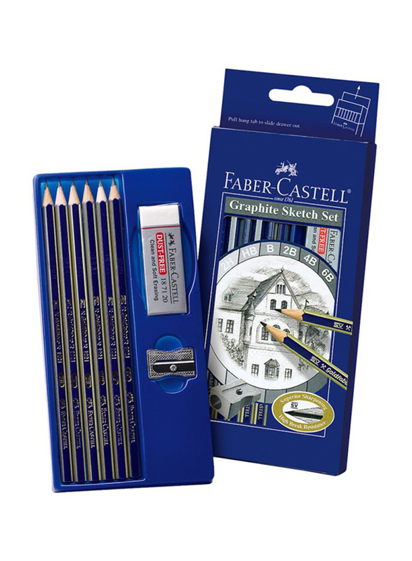 

Faber-Castell Graphite Sketch Set, Blue/Grey