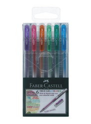 Faber-Castell True Gel Colour Pen Set, 6-Pieces, Multicolour