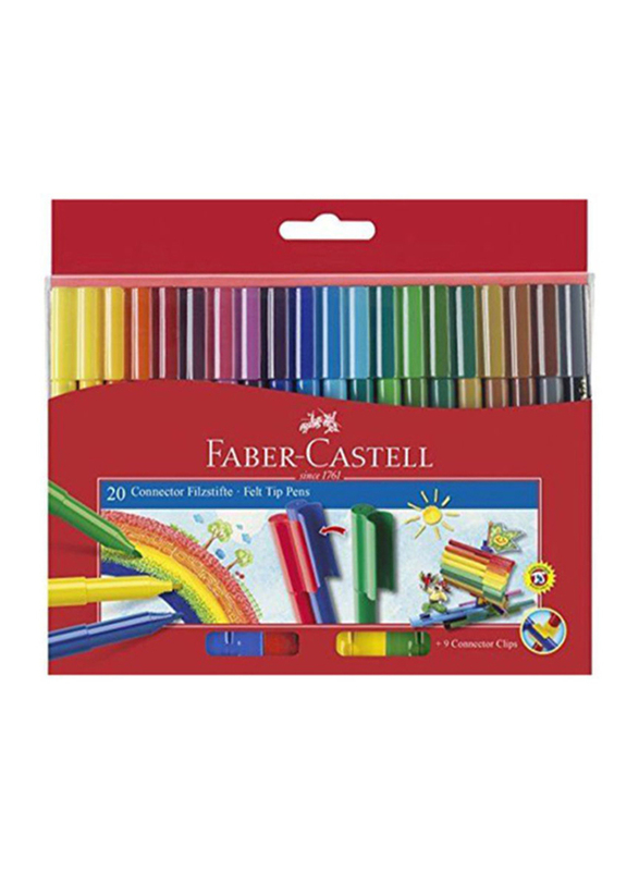 

Faber-Castell Connector Pen Set, FCI11200, 20-Piece, Multicolour