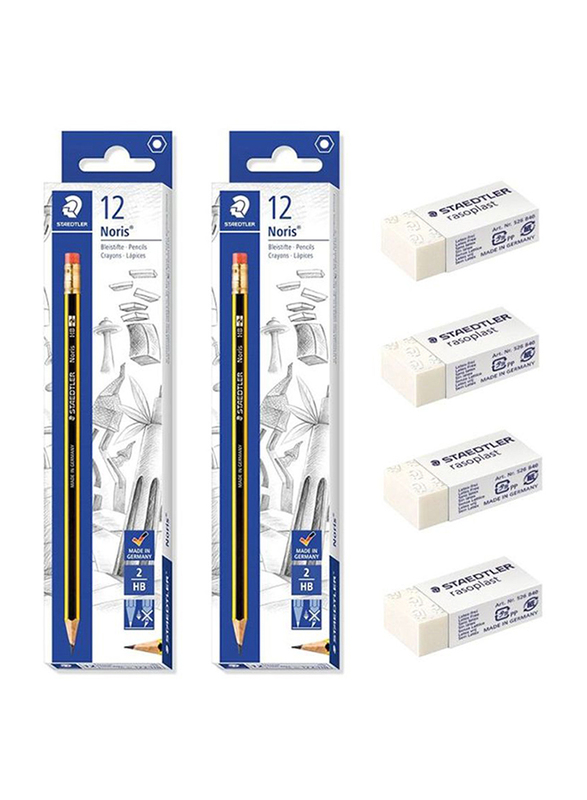 

Staedtler StaEDT Perfumeler 28-Piece Noris Pencil and Eraser Set, Multicolour