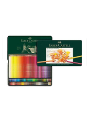 Faber-Castell 120-Piece Polychromos Artists Color Pencil Set, F110011, Multicolour