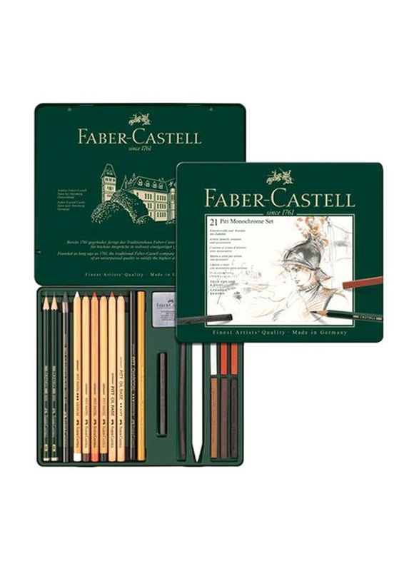 

Faber-Castell Pitt Monochrome Set, 21 Piece, Multicolour