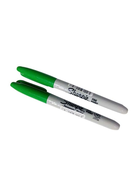 

Sharpie 2-Piece Fine Point Permanent Marker, Dark Green