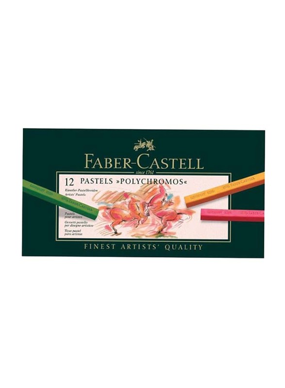 

Faber-Castell Polychromos Pastel Set, 12-Piece, Multicolour