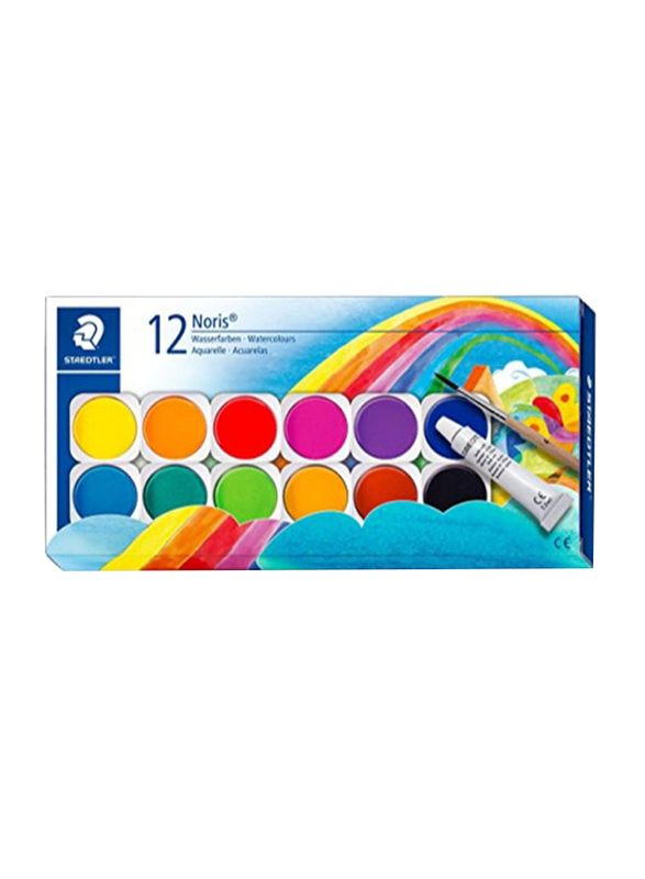 

Staedtler StaEDT Perfumeler Noris Club Water Colour Set, 12-Piece, Multicolour