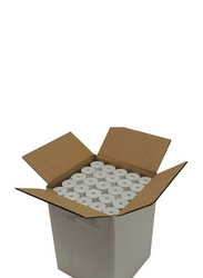 POS1 Coreless Thermal Paper Roll, 100 Pieces, White