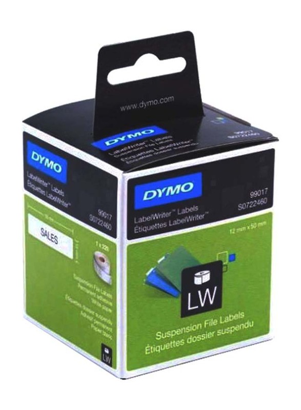 

Dymo Labelwriter Label Roll, 260 Sheet, 12 x 50mm, White