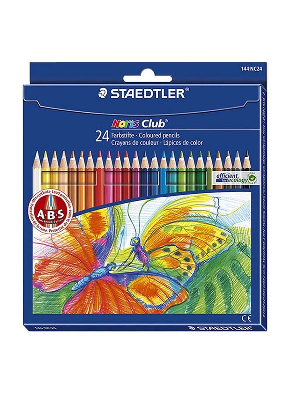 

Staedtler StaEDT Perfumeler 24-Piece Noris Club Color Pencil Set, Multicolour