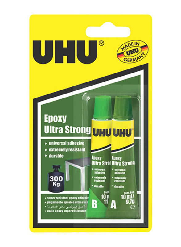

UHU Epoxy Glue Set, 2 Pieces, Green