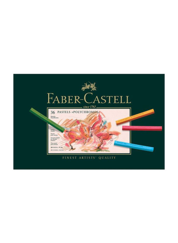 

Faber-Castell Polychromos Pastel Crayon Set, 36-Piece, Multicolour