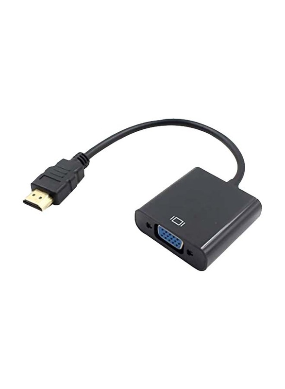 

Generic HDMI Converter, VGA Female to HDMI for Laptop/Monitor/TV, Black/Silver