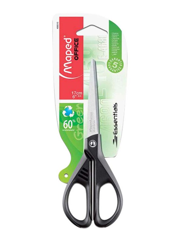 

Maped Office Essentials Scissor, 17cm, Black