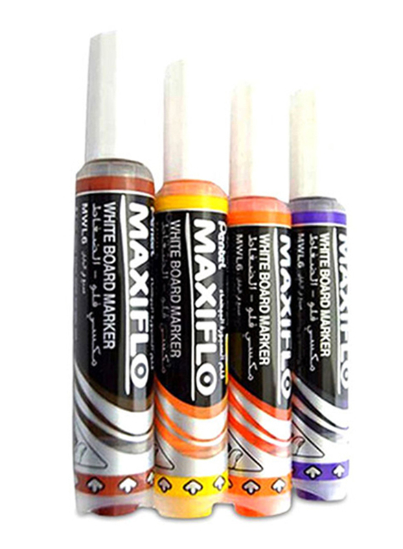 

Pentel Maxiflo Board Marker Set, 4 Pieces, Multicolour