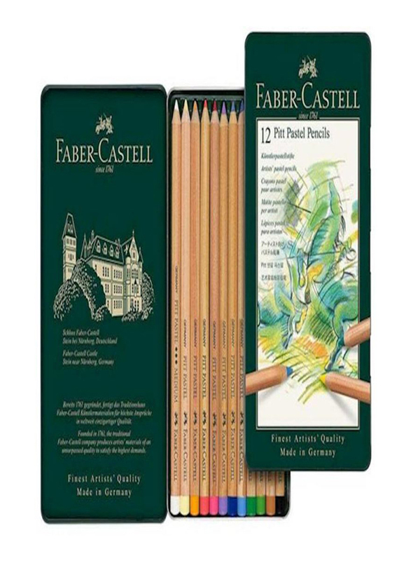 

Faber-Castell 12-Piece Pitt Pastel Pencil Set, Multicolour