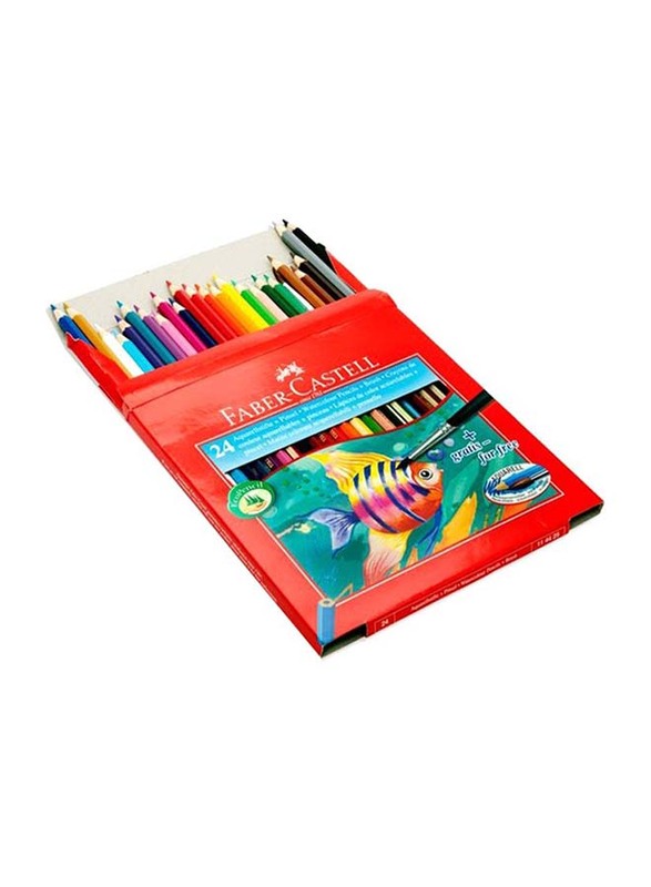 

Faber-Castell 24-Piece Color Pencil Set, FCI114425, Multicolour