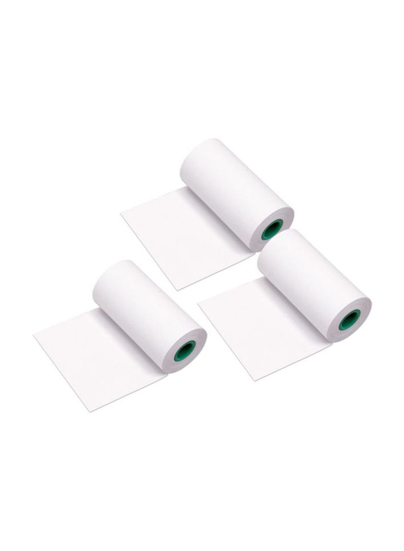 

Thermal Printer Paper Roll Set, 56 x 30mm, 3 Pieces, White