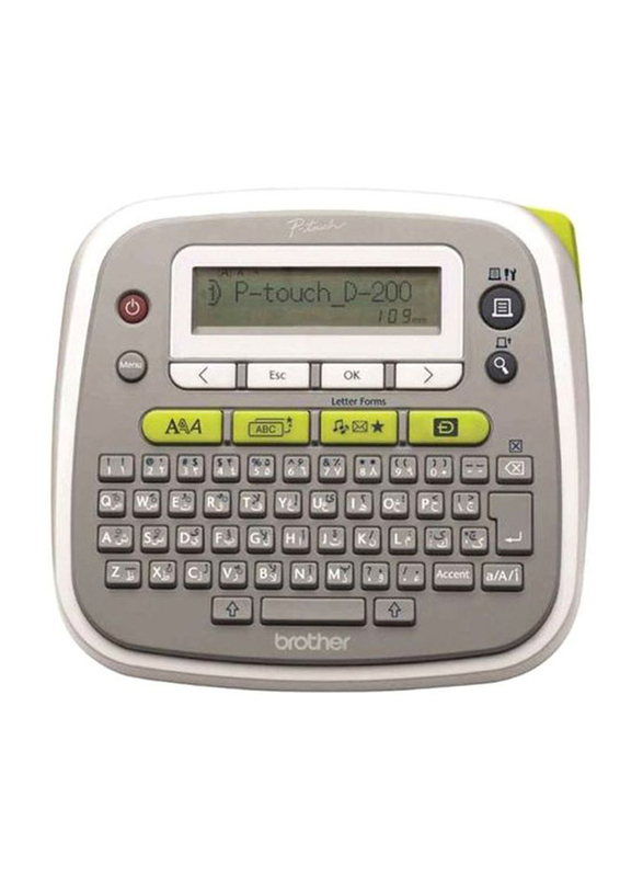 

Brother English/Arabic Label Maker, Grey/White