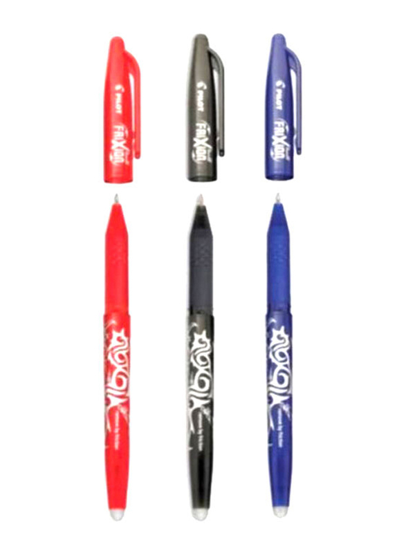 

Pilot Frixion Ball Erasable Roller Gel Pen Set, 12 Pieces, Red/Black/Blue