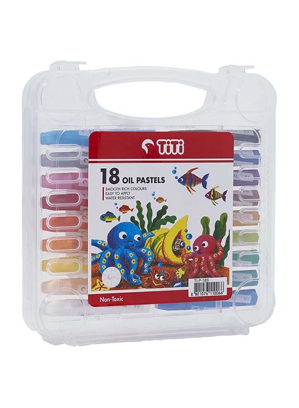 

TiTi Oil Pastel Set, 18 Piece, Multicolour